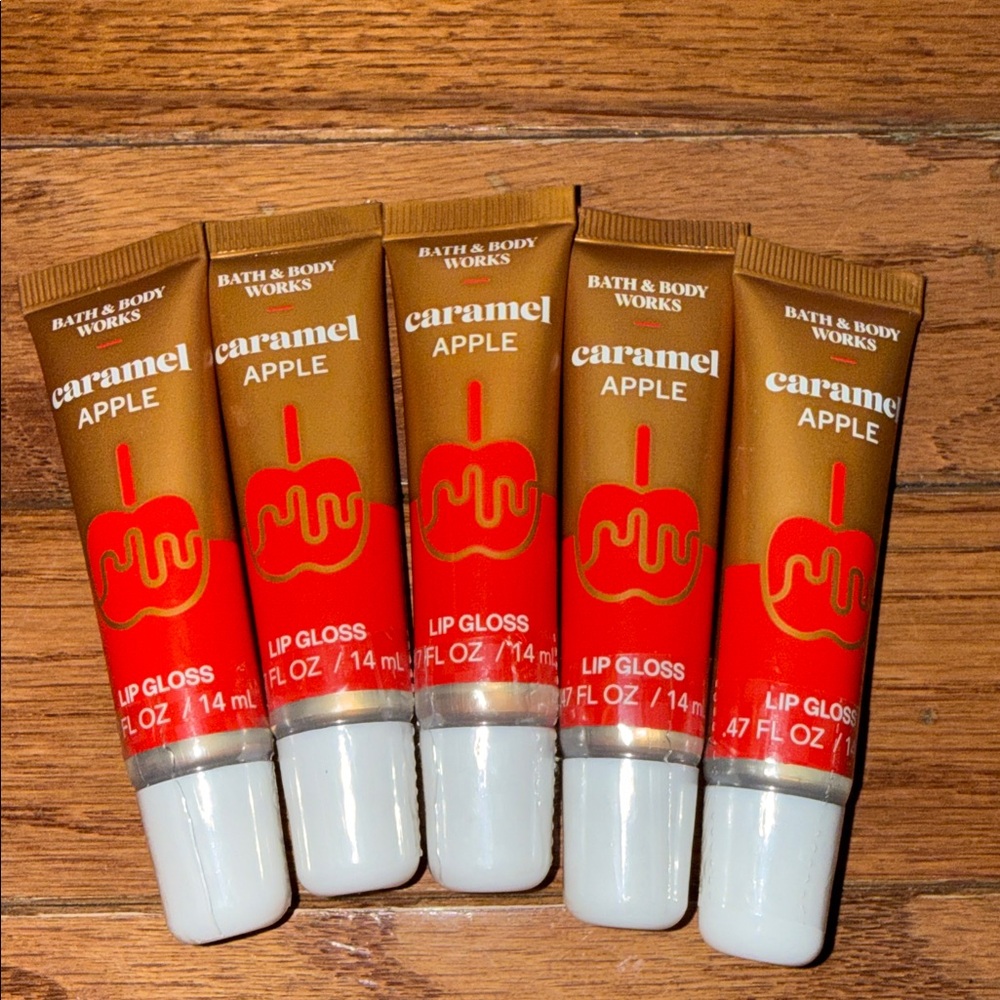 BBW 5pc Caramel Apple  lip gloss